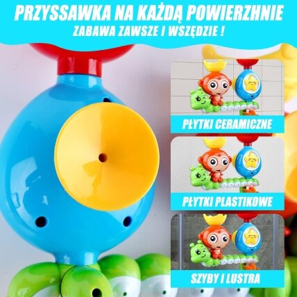 WOOPIE BABY Vandens žaislas maudynėms Beždžionėlė + puodelis 13