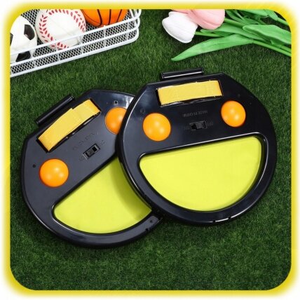 WOOPIE Catch Ball vikrumo žaidimas Mesk–Pagauk Raketė + 2 kamuoliukai 5