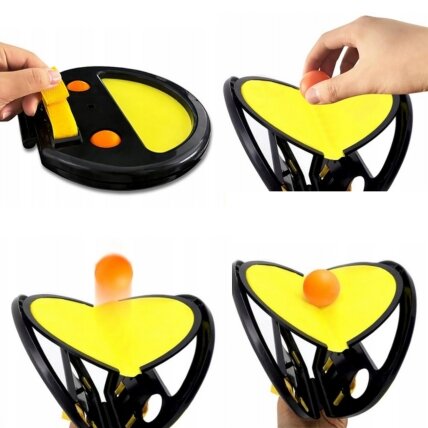 WOOPIE Catch Ball vikrumo žaidimas Mesk–Pagauk Raketė + 2 kamuoliukai 6