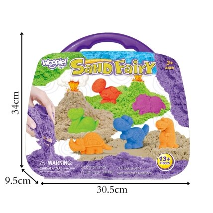 WOOPIE Kinetinio smėlio rinkinys Dinozaurai 13 el. 2 WOOPIE Kinetinio smėlio rinkinys Dinozaurai 13 el. 2