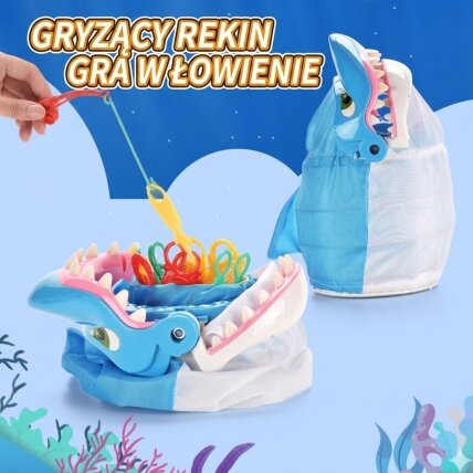 WOOPIE Vikrumo žaidimas ŽUVELIŲ GAUDYMAS Alkanas ryklys KANDA DIY 3 WOOPIE Vikrumo žaidimas ŽUVELIŲ GAUDYMAS Alkanas ryklys KANDA DIY 3