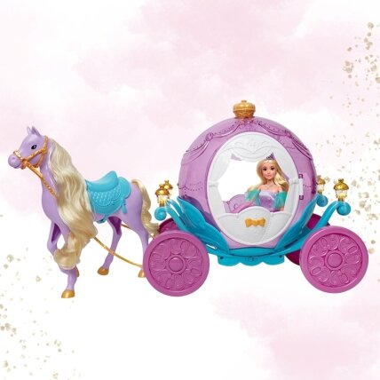 WOOPIE ROYAL lėlė princesė Lily ir magiškas vežimas karieta, aksesuarai 3 WOOPIE ROYAL lėlė princesė Lily ir magiškas vežimas karieta, aksesuarai 3