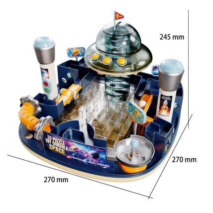 WOOPIE Kosminis 3D labirintas Vikrumo žaidimas Konsolė 3