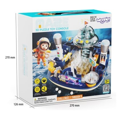 WOOPIE Kosminis 3D labirintas Vikrumo žaidimas Konsolė 4