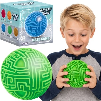 WOOPIE Žalias 3D labirinto kamuolys vikrumo žaidimas Amaze Ball