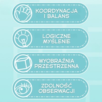 WOOPIE Žalias 3D labirinto kamuolys vikrumo žaidimas Amaze Ball 5
