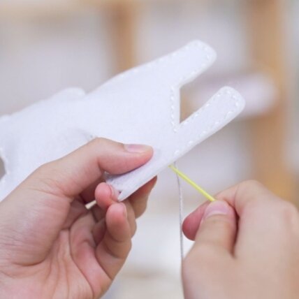 WOOPIE Vaikiškas siuvimo rinkinys ŠUNIUKAI DIY raktų pakabukas 5 WOOPIE Vaikiškas siuvimo rinkinys ŠUNIUKAI DIY raktų pakabukas 5