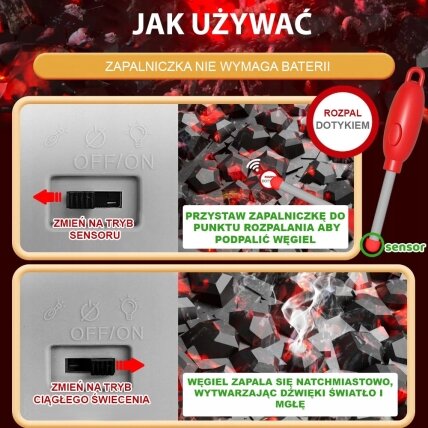 WOOPIE Interaktyvus lauko grilis Barbecue virtuvė su garų efektu LED XL rinkinys 41 el. 7