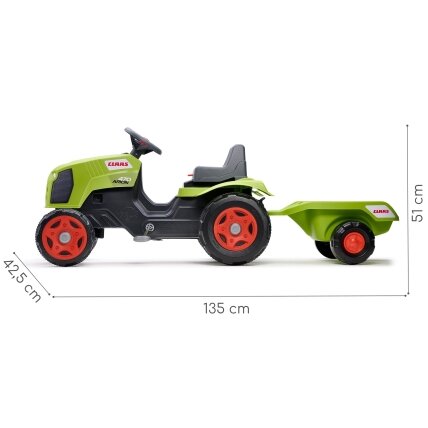 FALK minamas traktorius Claas Arion 470 su priekaba ir atidaromu variklio dangčiu 2–6 m. 10
