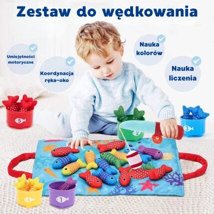 WOOPIE Mažojo žvejo rinkinys Skaičiavimo mokymasis 22 vnt. 2 WOOPIE Mažojo žvejo rinkinys Skaičiavimo mokymasis 22 vnt. 2