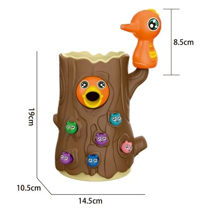 WOOPIE Magnetinis vikrumo žaidimas Pagauk kirminėlį 2 geniai + 10 kirminėlių 3 WOOPIE Magnetinis vikrumo žaidimas Pagauk kirminėlį 2 geniai + 10 kirminėlių 3