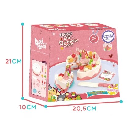 WOOPIE gimtadienio tortas pjaustymui, žvakutės, vaisiai 40 el. 7 WOOPIE gimtadienio tortas pjaustymui, žvakutės, vaisiai 40 el. 7