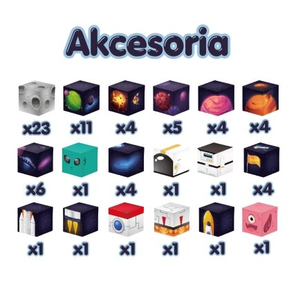 WOOPIE Magnetinės konstrukcinės kaladėlės Kosmosas 74 vnt. 4 WOOPIE Magnetinės konstrukcinės kaladėlės Kosmosas 74 vnt. 4