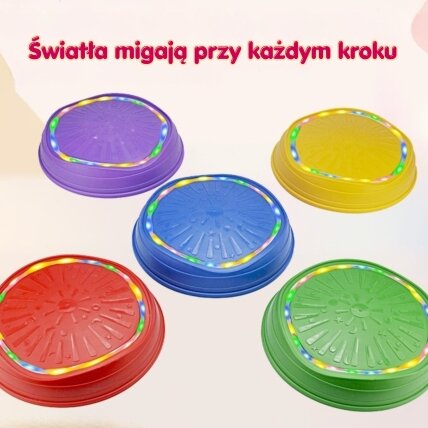 WOOPIE Interaktyvūs pusiausvyros akmenys su garsu ir šviesa 5 vnt. 3 WOOPIE Interaktyvūs pusiausvyros akmenys su garsu ir šviesa 5 vnt. 3