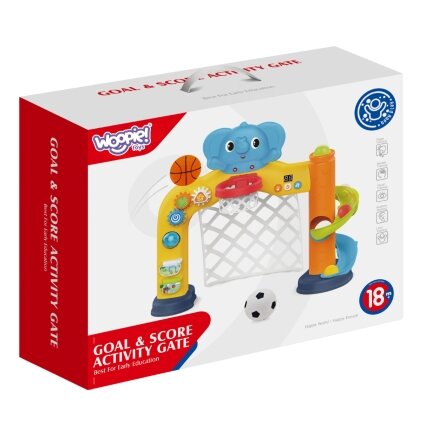 WOOPIE BABY Interaktyvus sporto centras 2in1: vartai ir krepšys su drambliuku 4 WOOPIE BABY Interaktyvus sporto centras 2in1: vartai ir krepšys su drambliuku 4