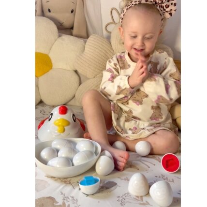 WOOPIE Edukacinė vištelė Montessori rūšiuoklis formų mokymuisi 5 WOOPIE Edukacinė vištelė Montessori rūšiuoklis formų mokymuisi 5