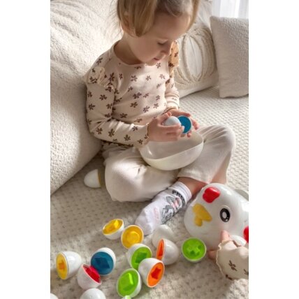 WOOPIE Edukacinė vištelė Montessori rūšiuoklis formų mokymuisi 6 WOOPIE Edukacinė vištelė Montessori rūšiuoklis formų mokymuisi 6