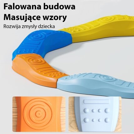 WOOPIE Modulinis pusiausvyros takelis Sensorinis takas Ratas 6