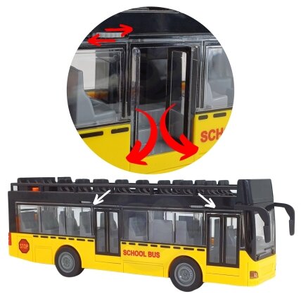 WOOPIE autobusas su šviesomis ir atidaromomis durimis 3 WOOPIE autobusas su šviesomis ir atidaromomis durimis 3