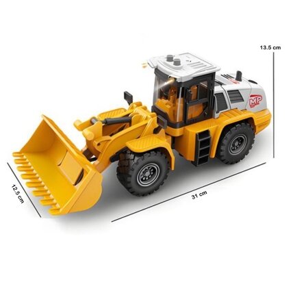 WOOPIE statybinis ekskavatorius-krautuvas 1:16 šviesos ir garso efektai 7 WOOPIE statybinis ekskavatorius-krautuvas 1:16 šviesos ir garso efektai 7