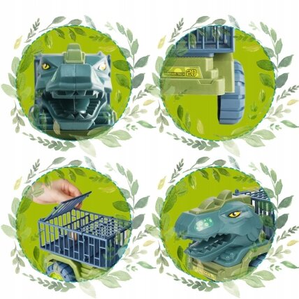 WOOPIE Dinozaurų sunkvežimis-transportuotojas figūrėlėms 9