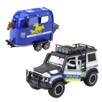 WOOPIE policijos visureigio rinkinys su priekaba arkliui 4 WOOPIE policijos visureigio rinkinys su priekaba arkliui 4