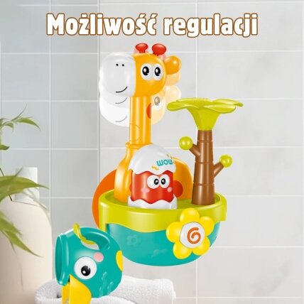 WOOPIE BABY vonios žaislas žirafa su piltuvėliu ir siurbtuku 5 WOOPIE BABY vonios žaislas žirafa su piltuvėliu ir siurbtuku 5