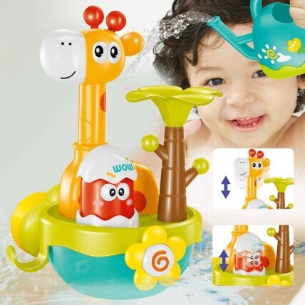 WOOPIE BABY vonios žaislas žirafa su piltuvėliu ir siurbtuku 6 WOOPIE BABY vonios žaislas žirafa su piltuvėliu ir siurbtuku 6