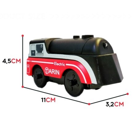 WOOPIE elektrinis lokomotyvas traukinys magnetiniai vagonai 16 WOOPIE elektrinis lokomotyvas traukinys magnetiniai vagonai 16