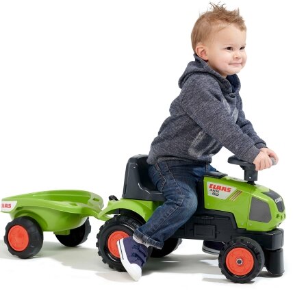 FALK vaikiškas traktoriukas Baby Claas Axos 310 žalias su priekaba nuo 1 metų 8 FALK vaikiškas traktoriukas Baby Claas Axos 310 žalias su priekaba nuo 1 metų 8