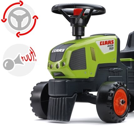 FALK vaikiškas traktoriukas Baby Claas Axos 310 žalias su priekaba nuo 1 metų 11 FALK vaikiškas traktoriukas Baby Claas Axos 310 žalias su priekaba nuo 1 metų 11