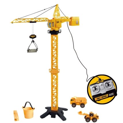 WOOPIE nuotoliniu būdu valdomas kranas 103 cm R/C sunkvežimis ekskavatorius + 4 priedai 6