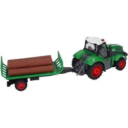 WOOPIE Nuotoliniu pultu valdomas RC traktorius su priekaba - mastelis 1:24 5
