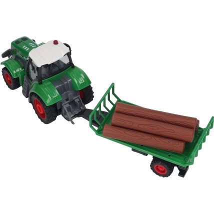 WOOPIE Nuotoliniu pultu valdomas RC traktorius su priekaba - mastelis 1:24 6
