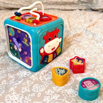 WOOPIE BABY Interaktyvus sensorinis edukacinis Montessori kubas, rūšiuoklis 6in1 2 WOOPIE BABY Interaktyvus sensorinis edukacinis Montessori kubas, rūšiuoklis 6in1 2