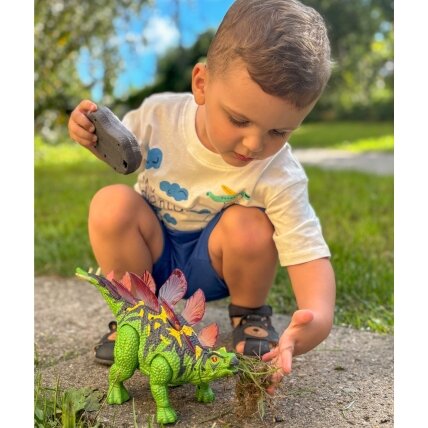 Woopie nuotoliniu būdu valdomas dinozauras RC stegozauras šviesa garsas 1 Woopie nuotoliniu būdu valdomas dinozauras RC stegozauras šviesa garsas 1