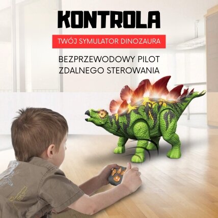 Woopie nuotoliniu būdu valdomas dinozauras RC stegozauras šviesa garsas 10 Woopie nuotoliniu būdu valdomas dinozauras RC stegozauras šviesa garsas 10