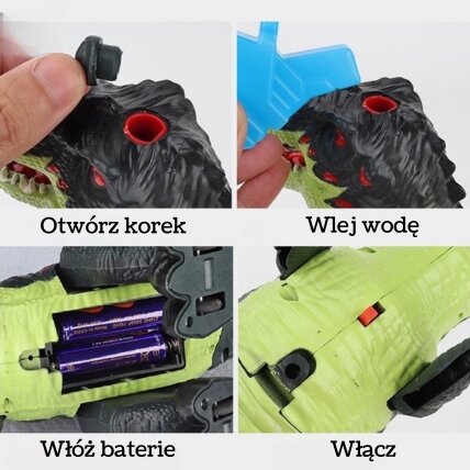 WOOPIE Vaikštantis dinozauras Tyrannosaurus Rex šviesos ir garso efektai 4 WOOPIE Vaikštantis dinozauras Tyrannosaurus Rex šviesos ir garso efektai 4