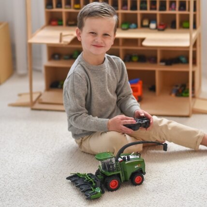 WOOPIE nuotoliniu būdu valdomas žemės ūkio kombainas 1:24 su garso, šviesos ir dūmų efektais 5 WOOPIE nuotoliniu būdu valdomas žemės ūkio kombainas 1:24 su garso, šviesos ir dūmų efektais 5
