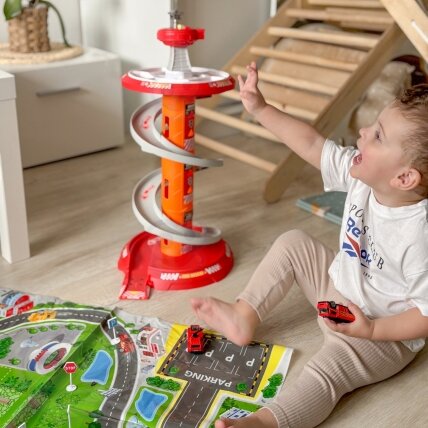 WOOPIE Spiralinis garažas-trasą automobiliukams 3 vnt. 5 WOOPIE Spiralinis garažas-trasą automobiliukams 3 vnt. 5