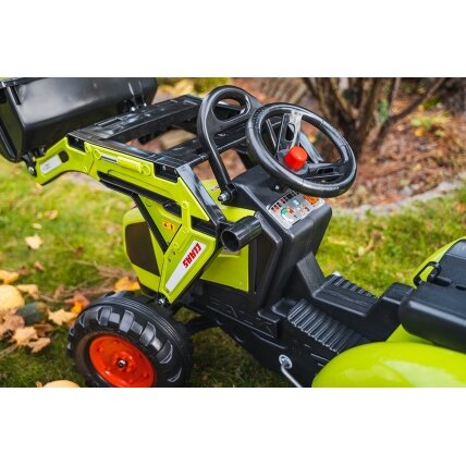 FALK pedaluojamas CLAAS traktorius su priekaba, kaušu ir buldozeriu nuo 3 metų 7 FALK pedaluojamas CLAAS traktorius su priekaba, kaušu ir buldozeriu nuo 3 metų 7