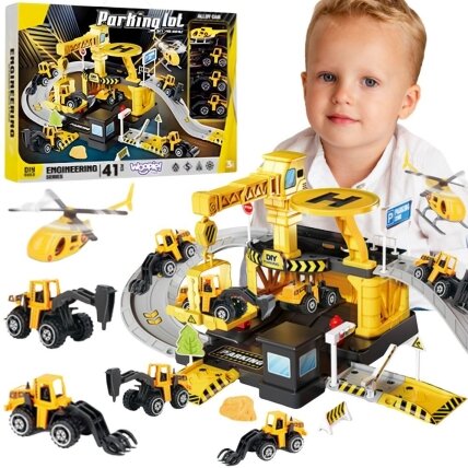WOOPIE Garažas Parkavimas Kelio darbai Robotai 41 el.