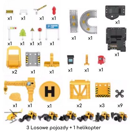 WOOPIE Garažas Parkavimas Kelio darbai Robotai 41 el. 4