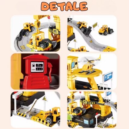 WOOPIE Garažas Parkavimas Kelio darbai Robotai 41 el. 6