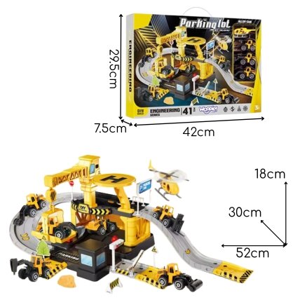 WOOPIE Garažas Parkavimas Kelio darbai Robotai 41 el. 7