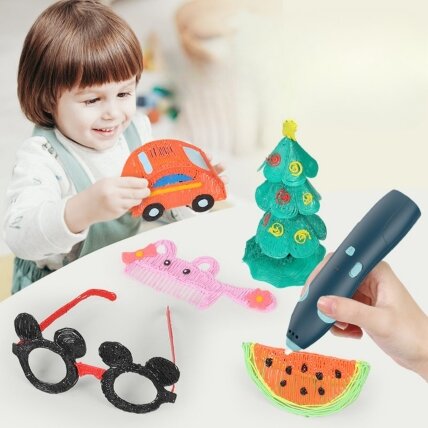 WOOPIE 3D spausdintuvas-rašiklis Pen saugūs užpildai USB 1 WOOPIE 3D spausdintuvas-rašiklis Pen saugūs užpildai USB 1