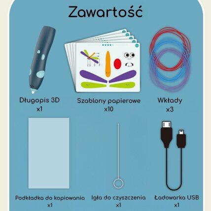 WOOPIE 3D spausdintuvas-rašiklis Pen saugūs užpildai USB 3 WOOPIE 3D spausdintuvas-rašiklis Pen saugūs užpildai USB 3