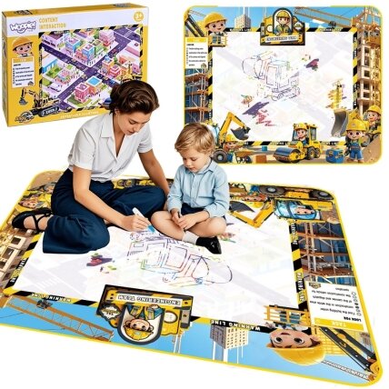 WOOPIE Vandens piešimo kilimėlis kūrybinis rinkinys su priedais WOOPIE Vandens piešimo kilimėlis kūrybinis rinkinys su priedais