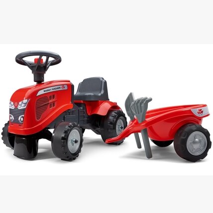 FALK Baby Massey Ferguson raudonas traktoriukas su priekabėle + priedai nuo 1 iki 3 metų 4 FALK Baby Massey Ferguson raudonas traktoriukas su priekabėle + priedai nuo 1 iki 3 metų 4