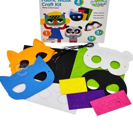 WOOPIE ART&FUN Kūrybinis rinkinys Veltinės kaukės Pasidaryk pats 4 vnt. 7 WOOPIE ART&FUN Kūrybinis rinkinys Veltinės kaukės Pasidaryk pats 4 vnt. 7